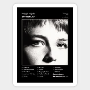 Maggie Rogers - Surrender Tracklist Album Sticker